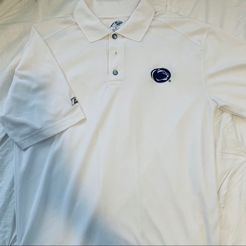 White Penn State Polo Size Medium